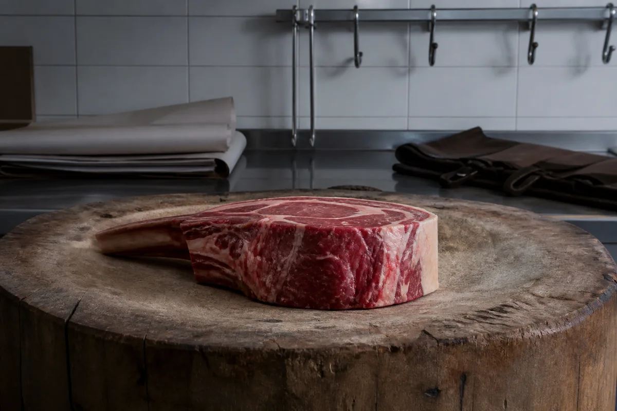 Cuisson d'une côte de boeuf : l'épaisseur commande, pas le poids